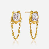 Squared Vintage Dangle Earrings