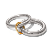 Two Tone Stacked Ring