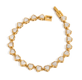 Hearts Tennis Bracelet