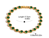Emerald Tennis Bracelet