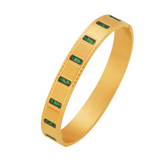 Claudia Emerald Bangle