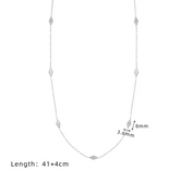 Silver Diamante Necklace