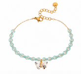 Aqua butterfly bracelet