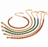 Colorful ZC Tennis Bracelet