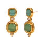 Vintage Stone Earrings