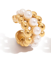 Pearl Beaded Ear Cuff