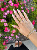 White Opal Ring