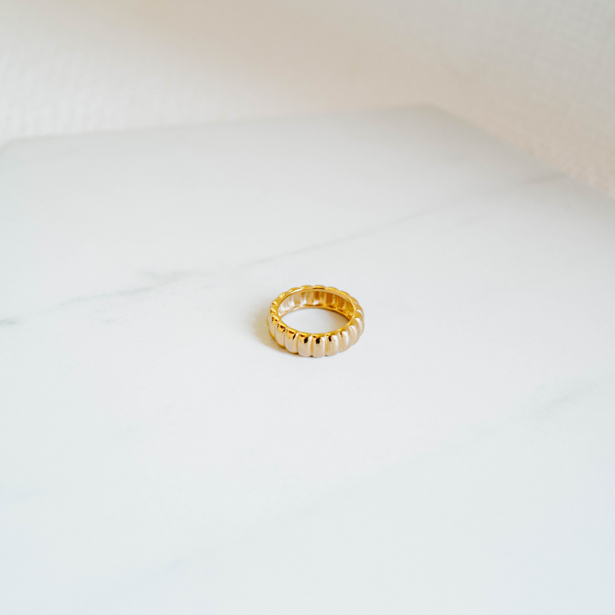 Croissant Gold Ring