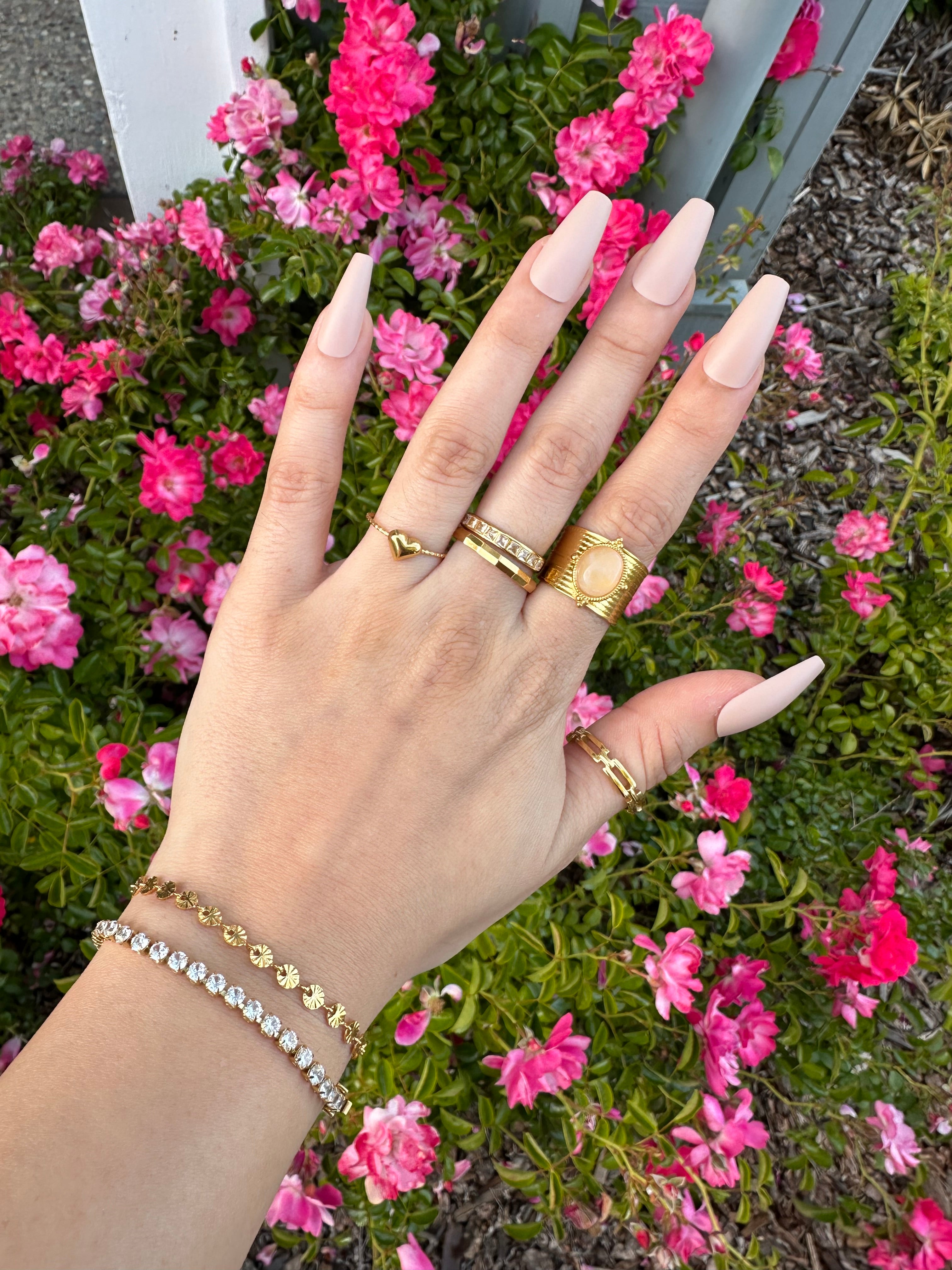 Pink Opal ring