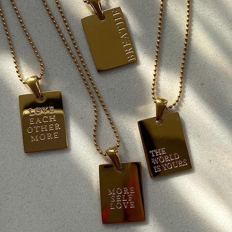 The World Is Yours Necklace