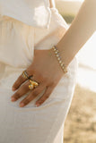 Stacked two tone ring