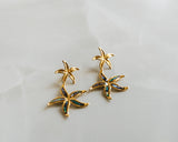 Dangling Starfish Earrings