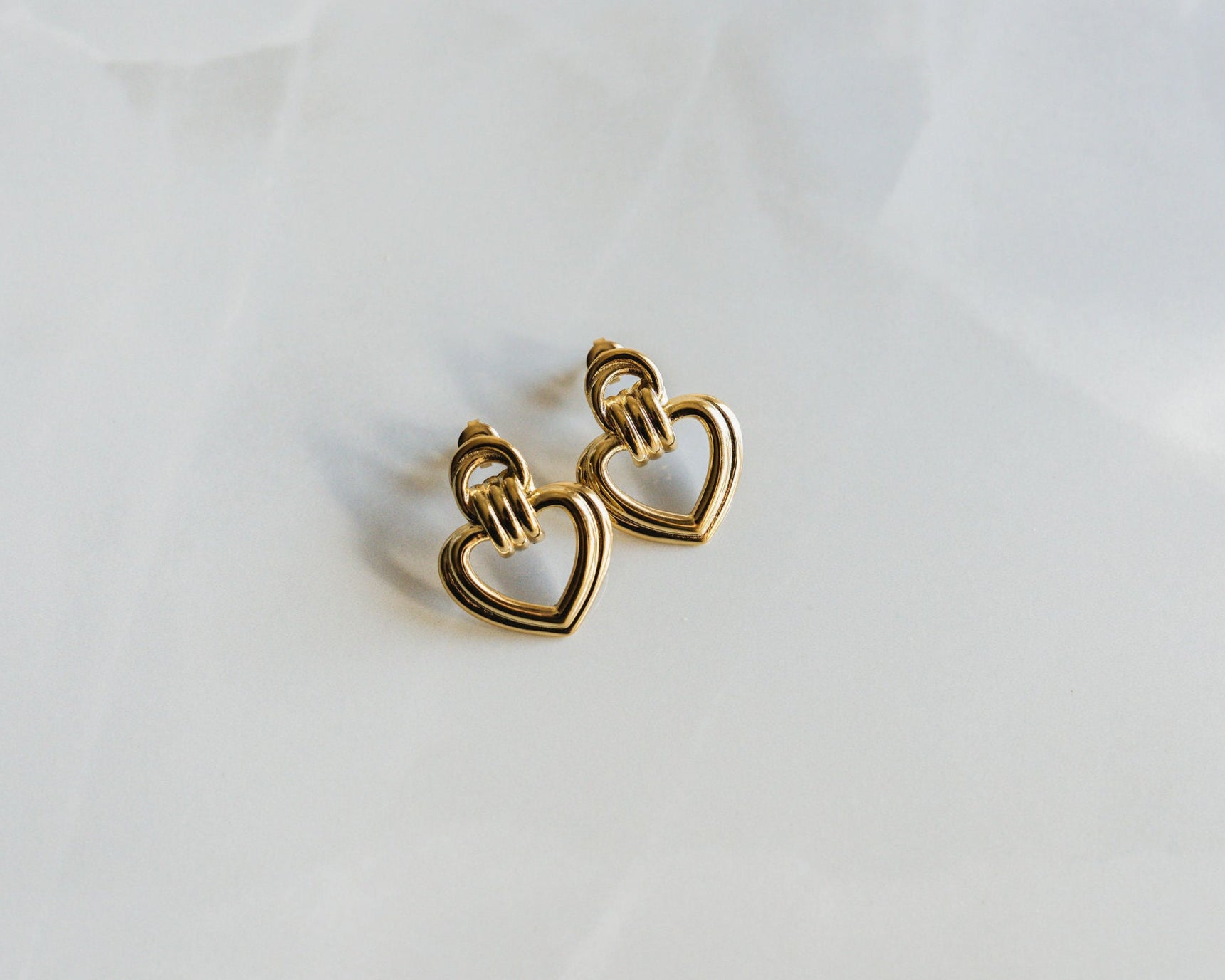 Heart Statement Earrings