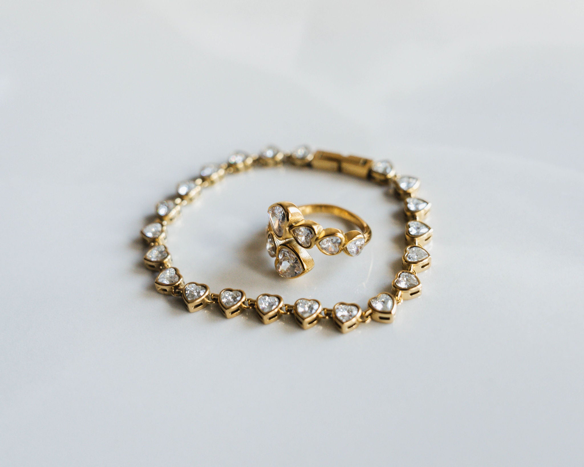 Hearts Tennis Bracelet