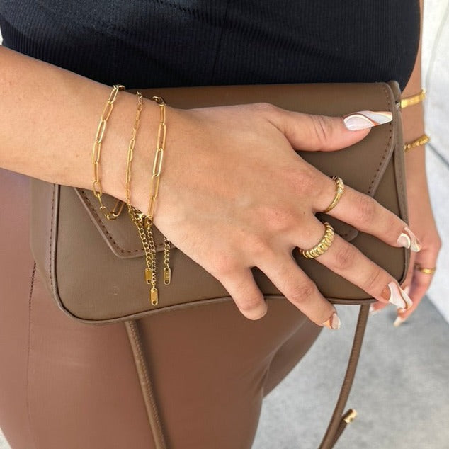 Chic Gold Link Bracelets