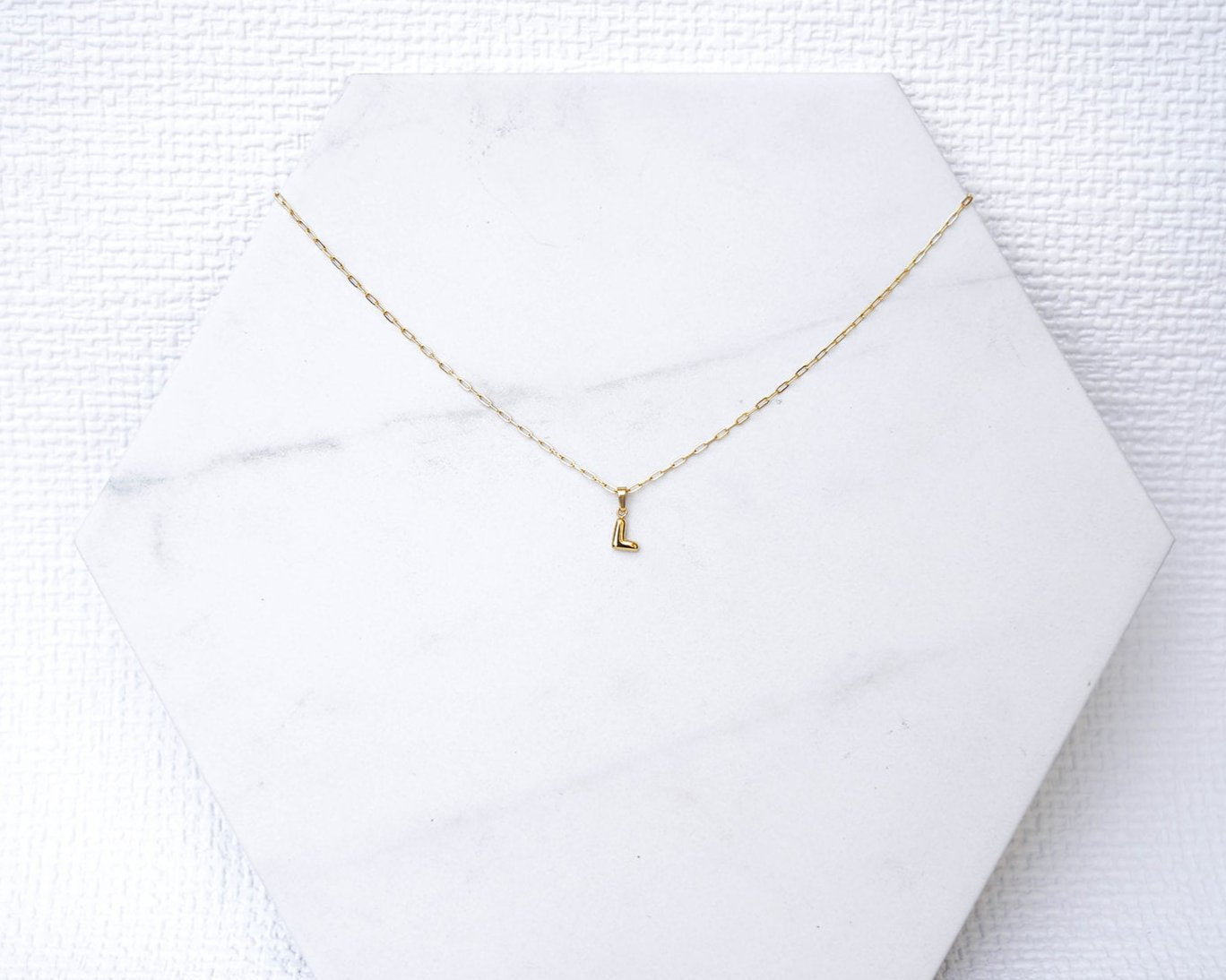 Initial Pendant Necklace