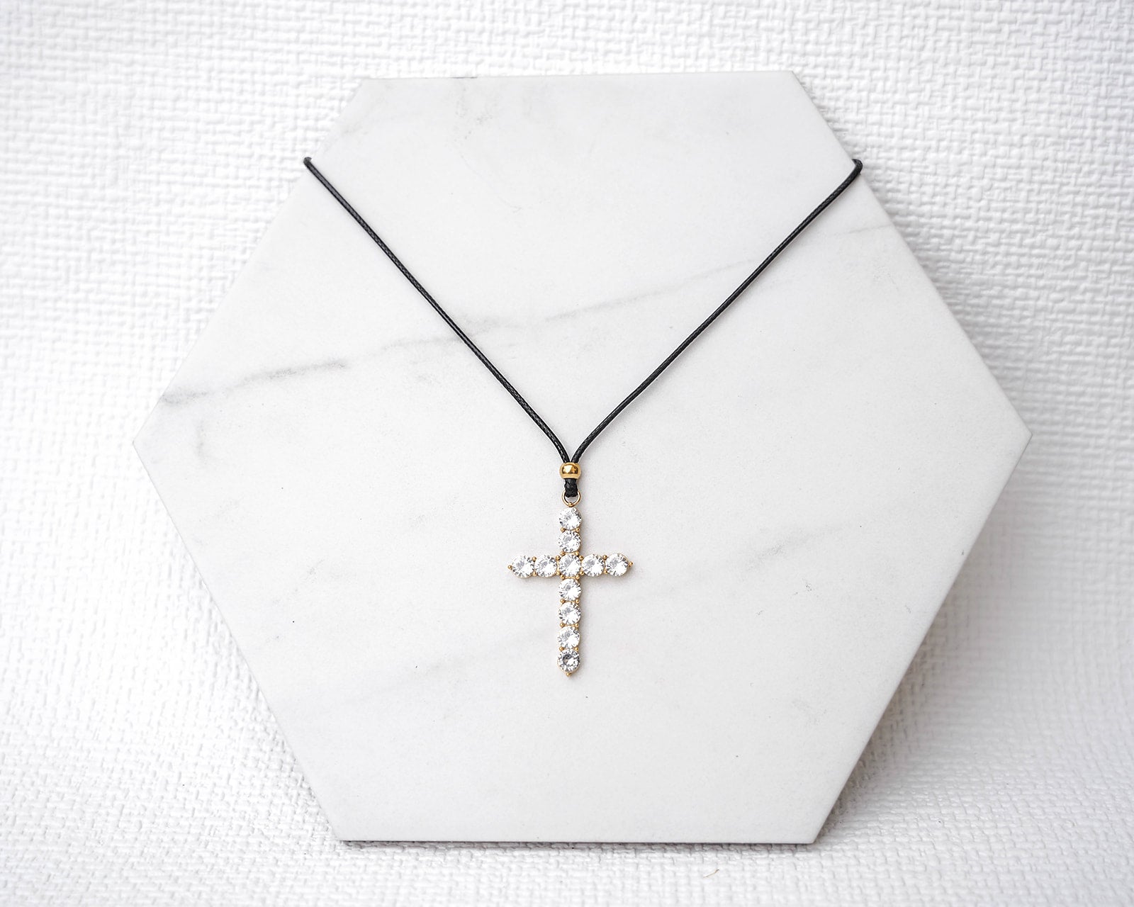 CZ Cross Necklace