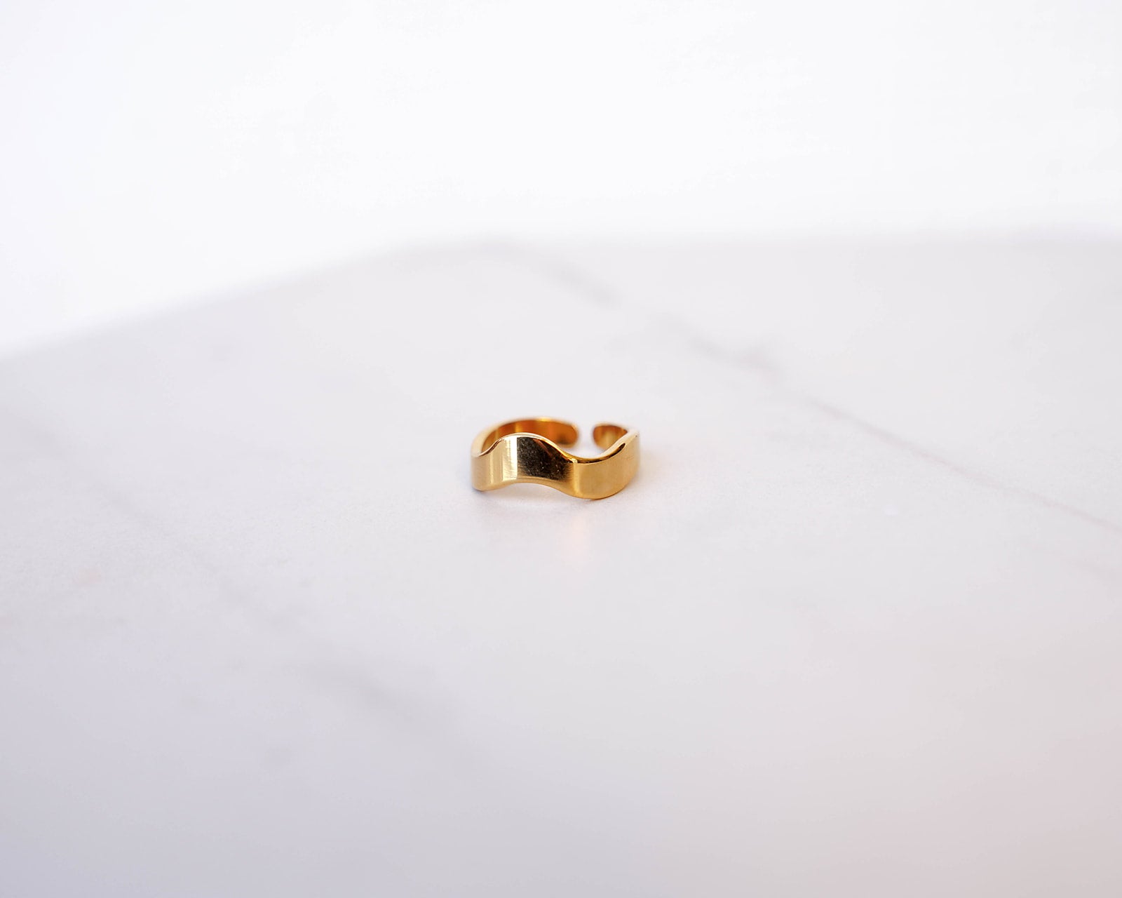 Gold Wave Ring