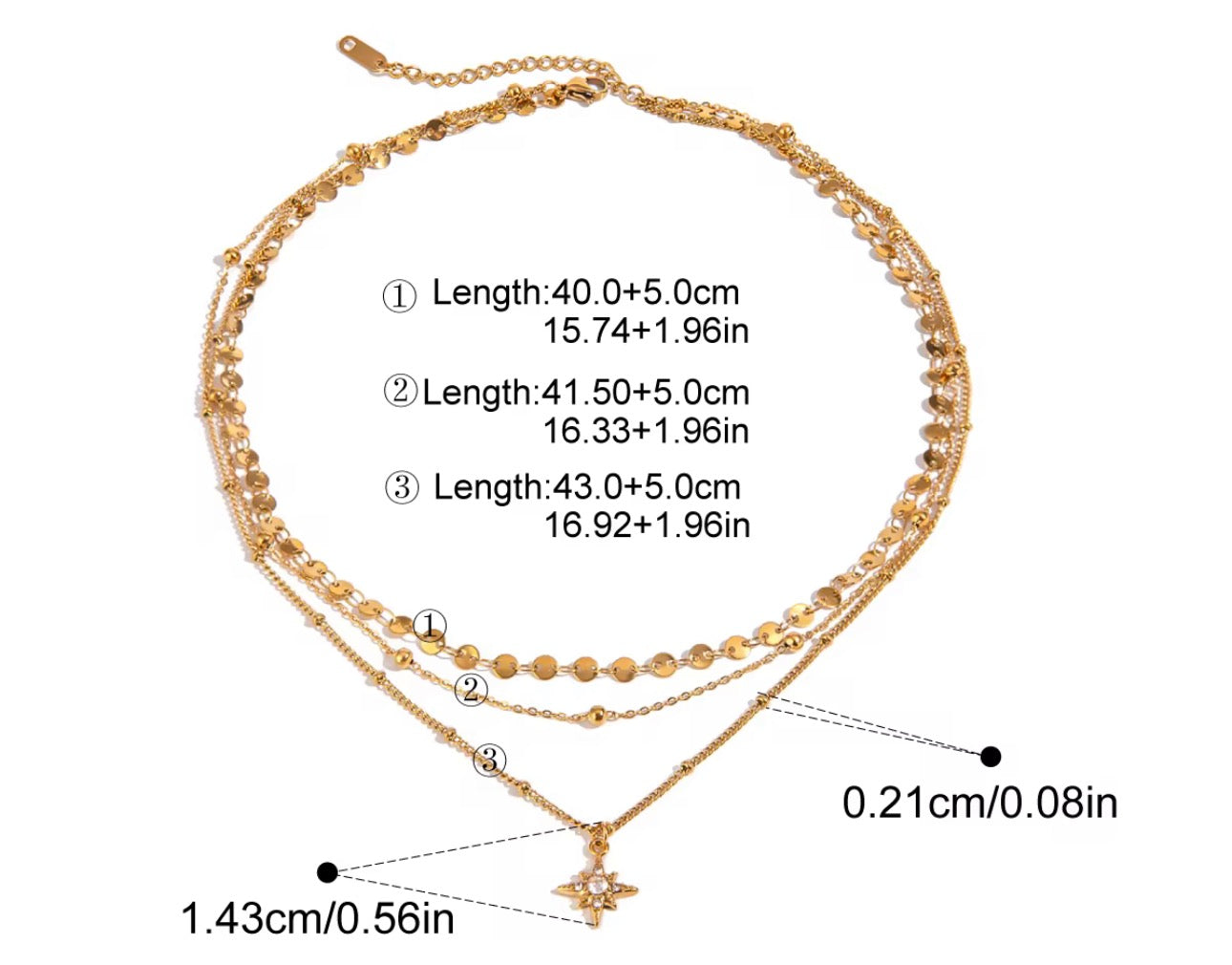 Celeste Layered Necklace