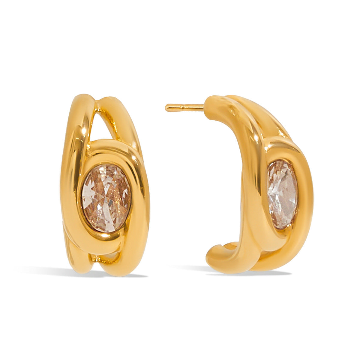 Lucy CZ Hoop