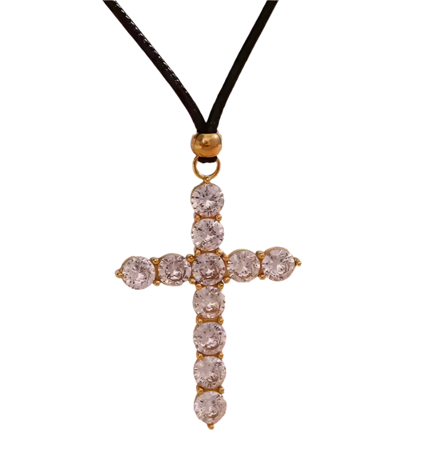 CZ Cross Necklace