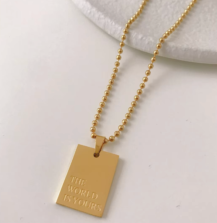 The World Is Yours Necklace