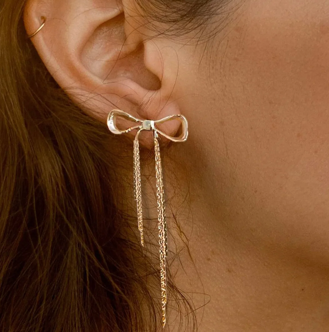 Bow Tassel Earrings