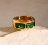 Green Stone Ring