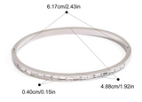 Silver Luna Bangle