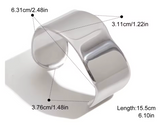 Silver Mirror Cuff