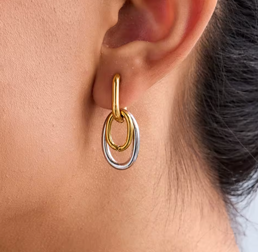 Two Tone Hoops
