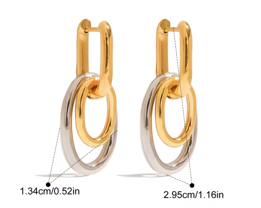 Two Tone Hoops