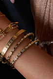 Dainty Rhinstone Bangle