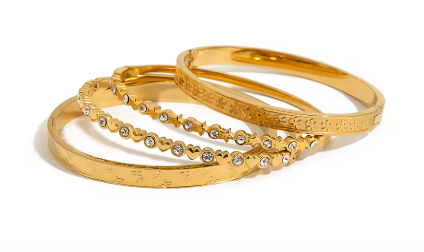 Dainty Rhinstone Bangle