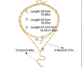 3 Layer Y Necklace