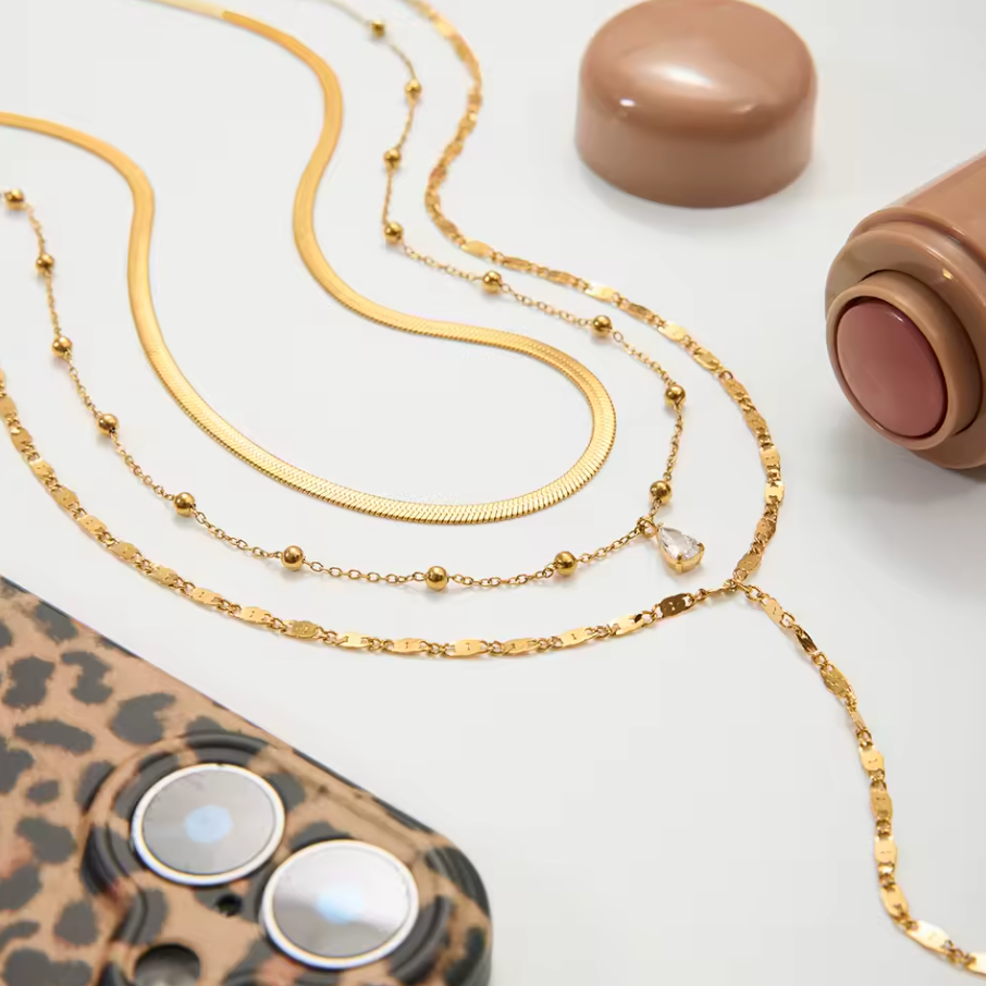 3 Layer Y Necklace
