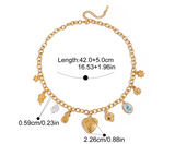 Charm Necklace Heart Pendant