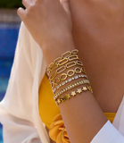 Mixed Oval Chain Bracelet