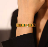 Claudia Emerald Bangle