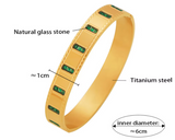 Claudia Emerald Bangle