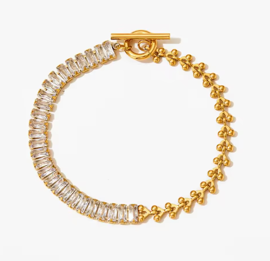 Zircon Link Bracelet