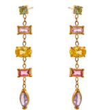 Multi color CZ Earrings