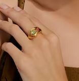 CZ Multicolor Ring