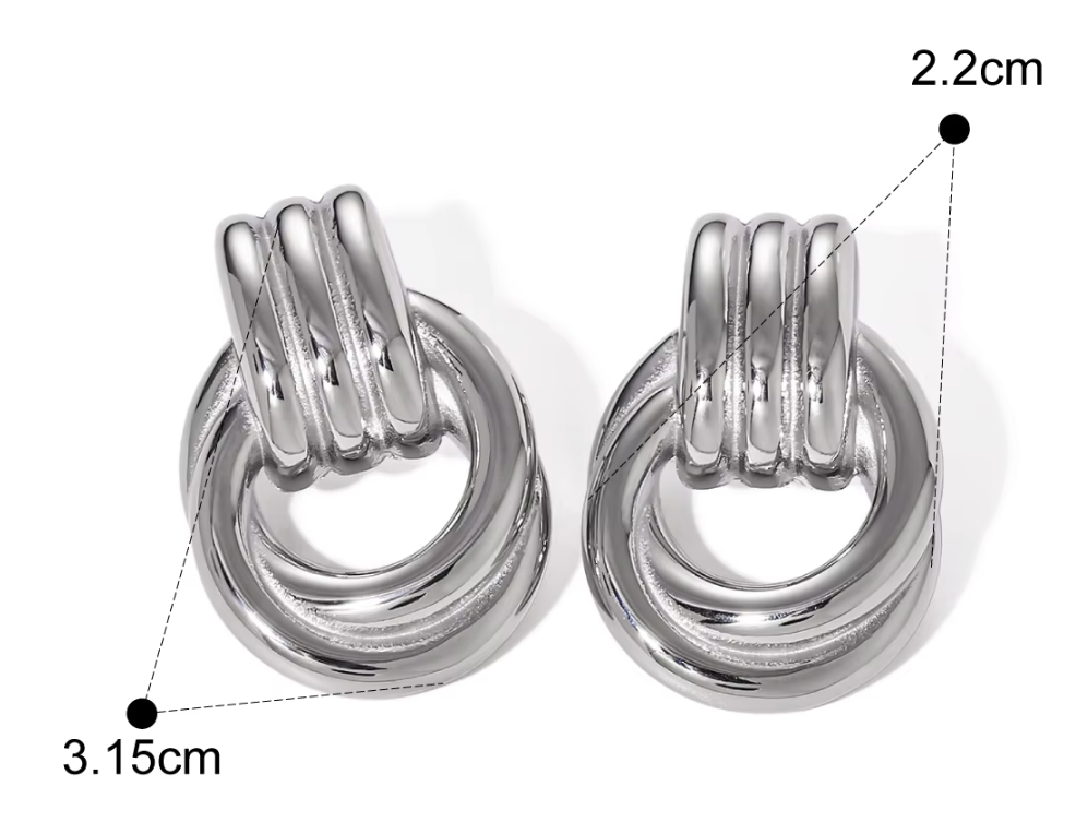 Silver Ella Earrings