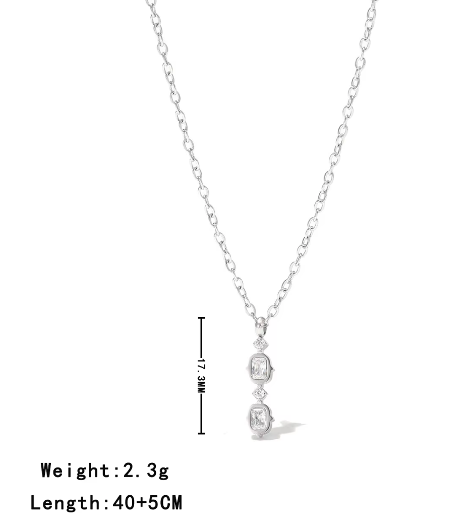 Serenity Silver Necklace