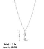 Serenity Silver Necklace