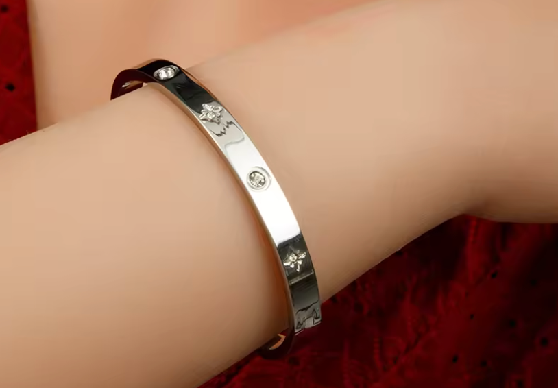 Silver Estrella Bangle