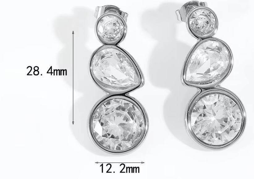 Triple Threat Earrings