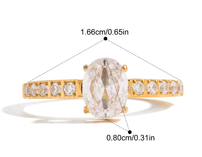 Luz 1 tier Ring