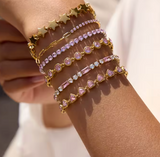 Mixty Pink Tennis Bracelet